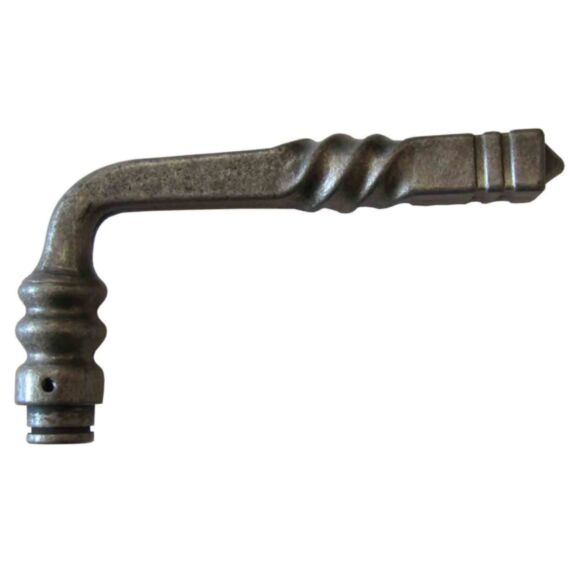 Béquille porte/portail fer patiné carré 6mm - CHAINEY