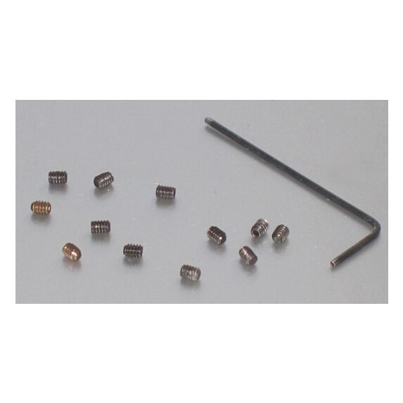 Clé alene 2mm + 4 vis pointeau 8mm - CHAINEY