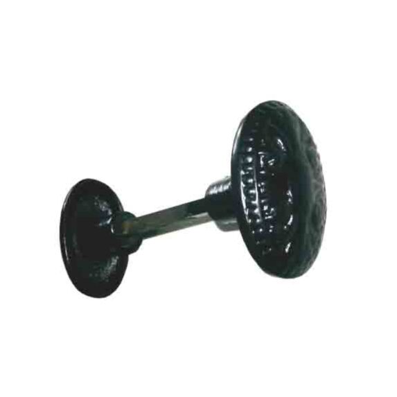 Bouton olive marguerite alu noir - CHAINEY