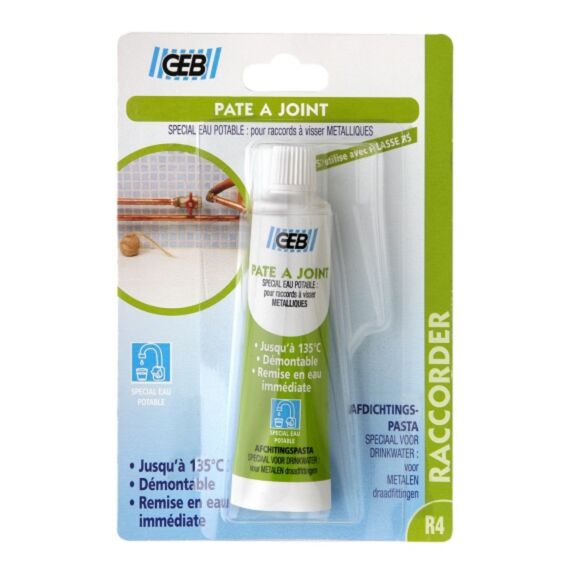 PATE A JOINT EAU POTABLE. RACCORDS. METALIQUES. Tube 50 ml / bl