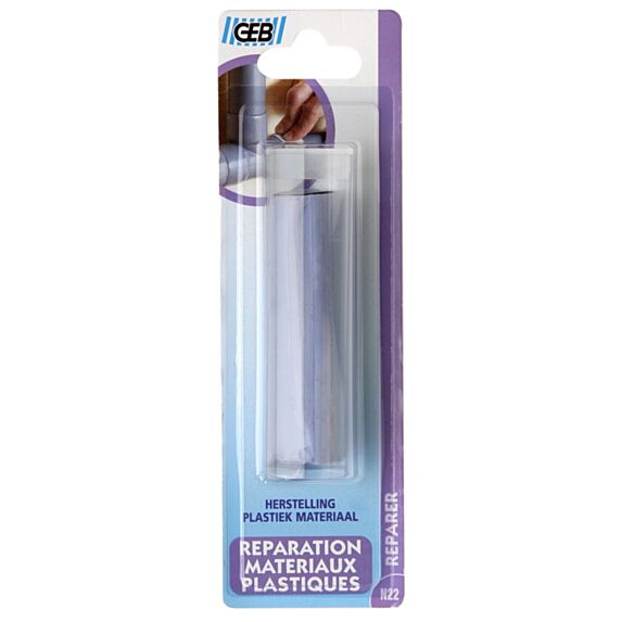 Réparation matériaux plastique tube 82 mm / blister - GEB