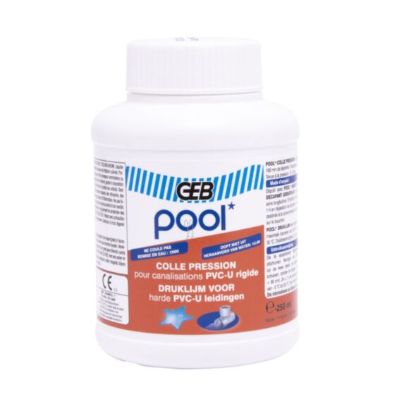 POOL * colle pression boite 250 mL avec pinceau - GEB