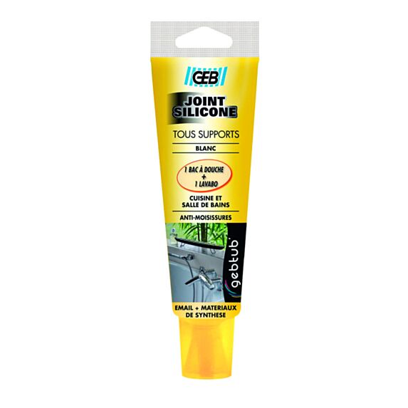Silicone Tous Supports Blanc 100ml - GEB