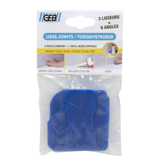 3 Lisse-joints (2 confort + 1 accès difficile) - GEB