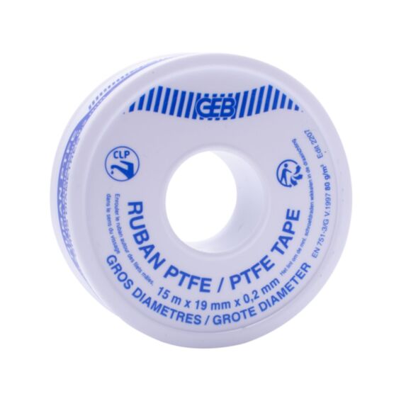 RUBAN PTFE GROS  DIAM. 19 MM