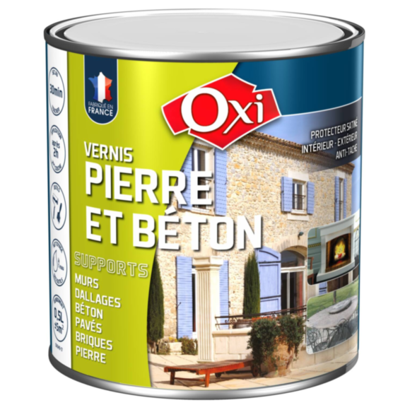 Vernis spécial Pierre et Béton 0,5L - OXI