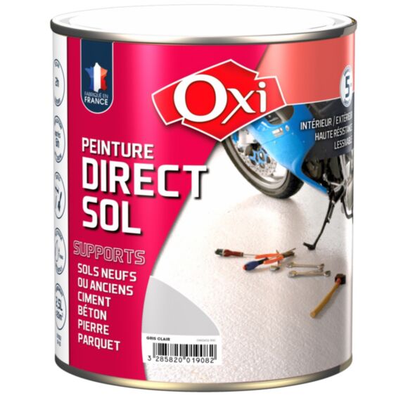 Peinture direct sol gris clair - 2,5L - OXI
