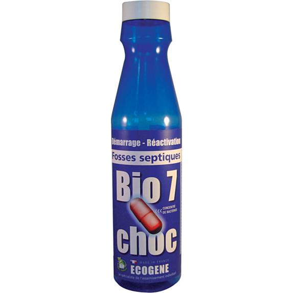 Suractivateur bactérien Bio7 choc fosse septiques 375 g - ECOGENE