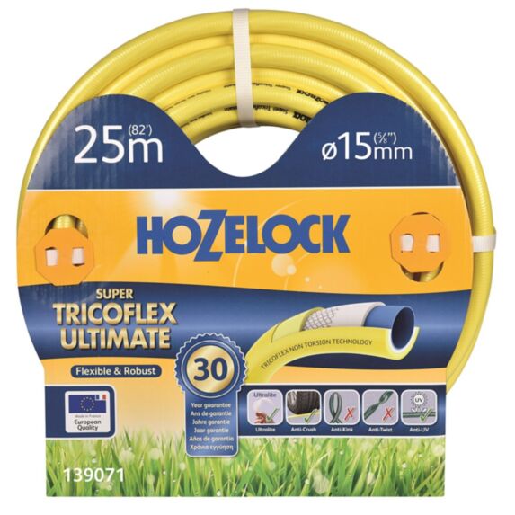 Tuyau arrosage Super Tricoflex Ultimate 25 m Ø15 mm - HOZELOCK