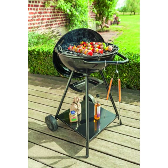 Barbecue charbon de bois Brigthon Acier Ø46cm 4-6 pers. - SOMAGIC