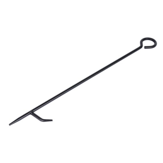Tisonnier en acier H58cm noir - SOMAGIC