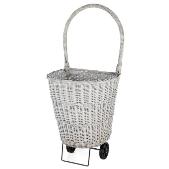 Chariot à bûches osier - SOMAGIC