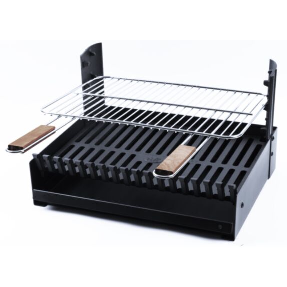 Barbecue charbon bois Grilloir 48,5x57,5x28,5cm noir