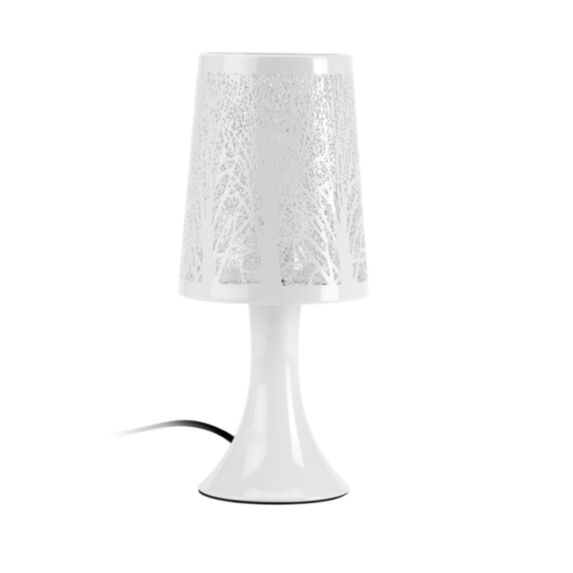 Lampe Touch Tree 30x12,5x12,5cm 40W Blanc - MATHIAS