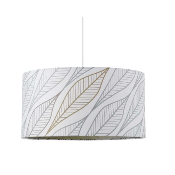Suspension Florus 20x40x40cm 60W Gris - MATHIAS 