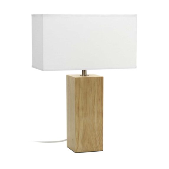 Lampe Cubic naturel/blanc l32 h46