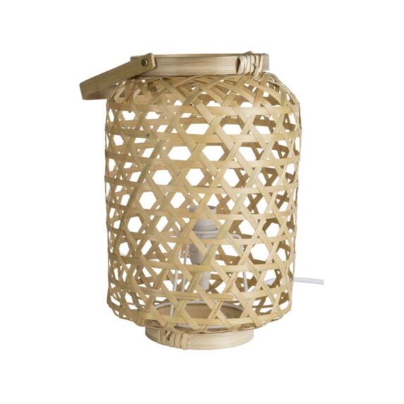 Lampe de Chevet Lantea 28x18x18cm 40W Marron - MATHIAS