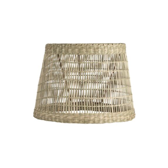 Abat-jour Anda en jonc de mer naturel Ø24 x H16,5 cm - MATHIAS