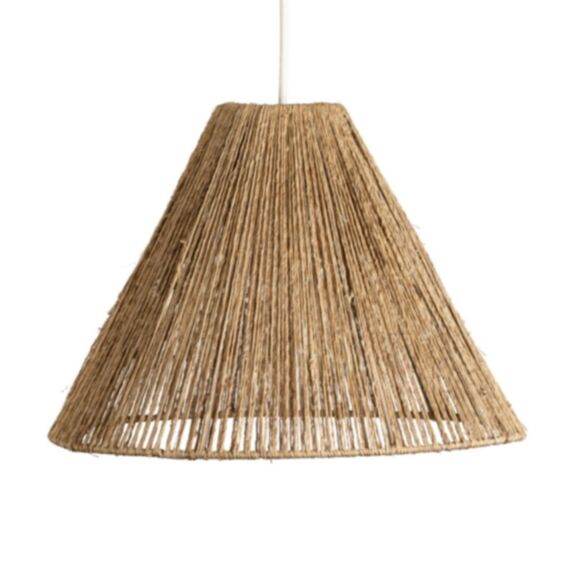 Suspension Nissa Ø30 x H21 cm E27 60W fibres naturelles - MATHIAS
