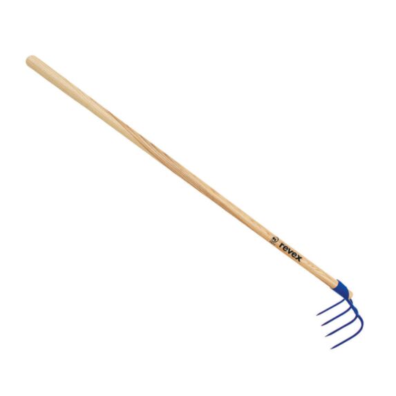 Griffe paysagiste 4 dents manche bois - REVEX