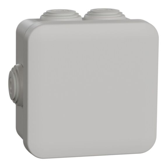 Boîte de dérivation carrée 7 entrées 80x80x45mm Mureva Box - SCHNEIDER ELECTRIC