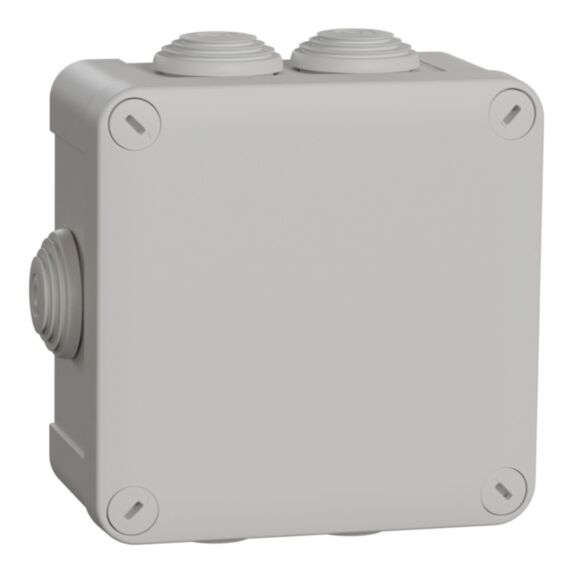 Boîte de dérivation carrée 7 entrées 105x105x55mm Mureva Box - SCHNEIDER ELECTRIC