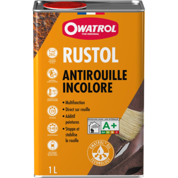 Rustol antirouille incolore multifonction 1L - OWATROL