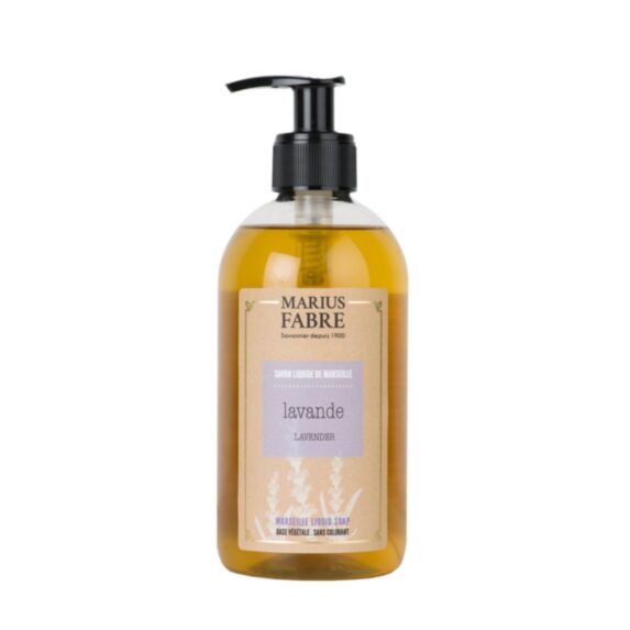 Savon liquide de Marseille à la lavande pompe 400ml - MARIUS FABRE