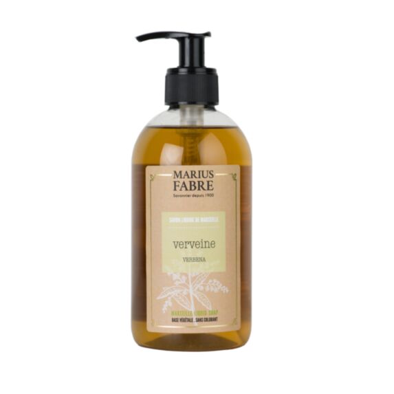 Savon liquide de Marseille à la verveine pompe 400ml - MARIUS FABRE