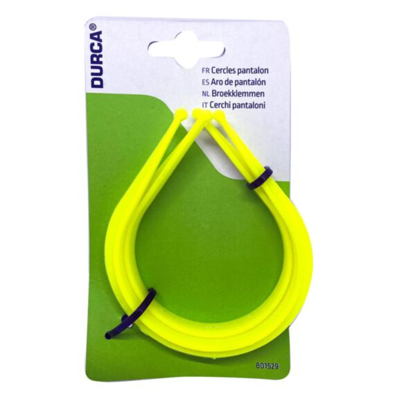 Serre pantalon jaune x2