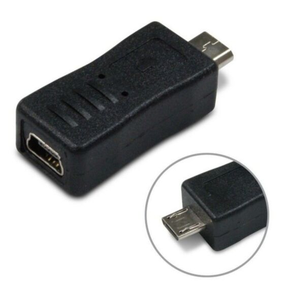 Adaptateur USB micro USB mâle / mini USB femelle - FPE