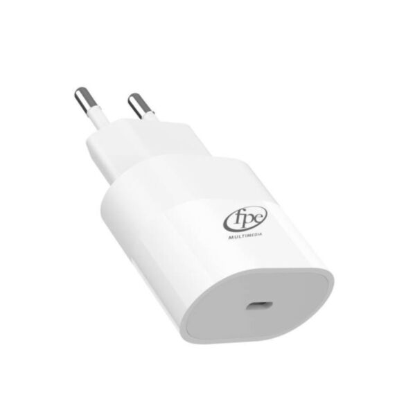 Chargeur rapide USB-C 20W blanc
