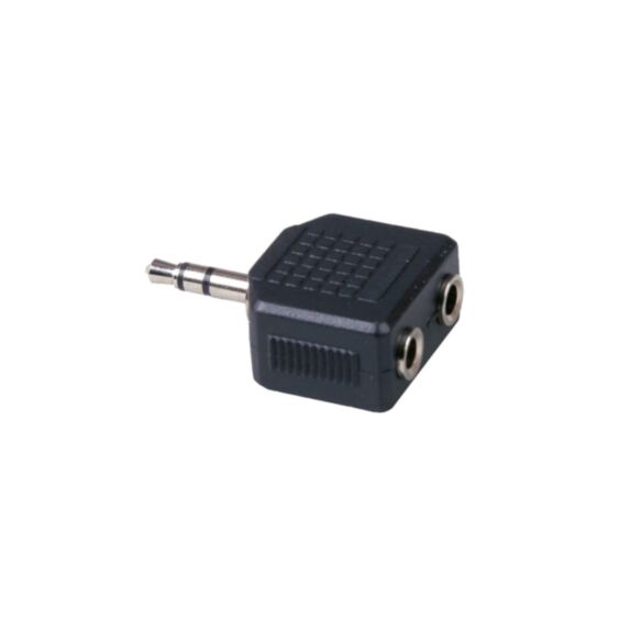 Adaptateur audio jack 3,5mm mâle / 2 jack femelle 3,5mm stéréo - FPE