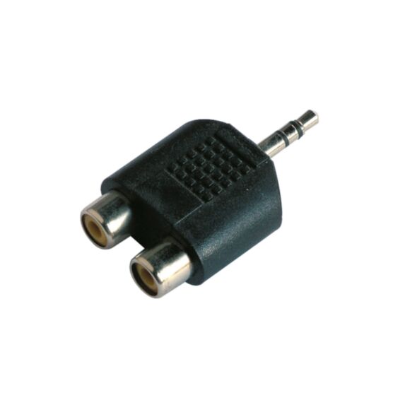 Adaptateur audio jack 3,5mm mâle / 2 RCA femelle - FPE
