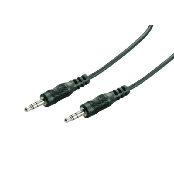 Cordon audio jack 3,5mm mâle/mâle - 2,5m - FPE