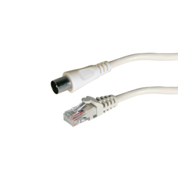 Cordon RJ45/coaxial mâle/mâle - 2m - FPE