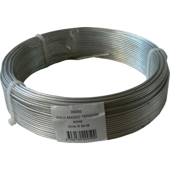 Fil tension galva Ø2 mm 50 m - IDEAL GARDEN