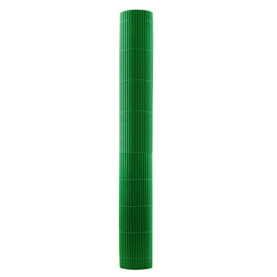 Canisse double face Lame PVC 10mm Vert 1x3m - IDEAL GARDEN