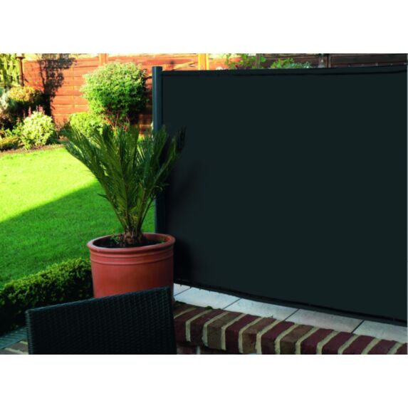 Brise vue en toile Occultant 95% 1x3m Noir - IDEAL GARDEN