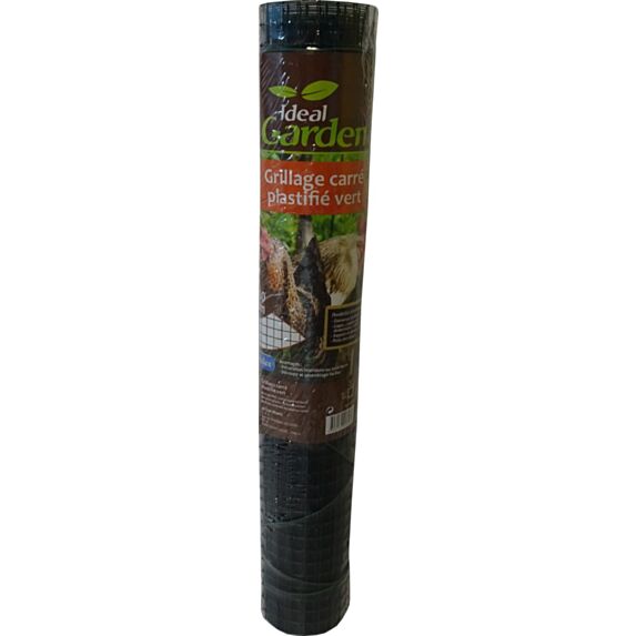 Grillage carré plastifié 12,7 mm 0,5 x 3 m - IDEAL GARDEN