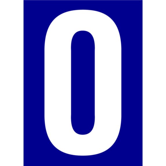 Chiffre numéro de rue 