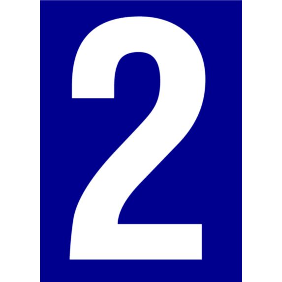 Chiffre numéro de rue 