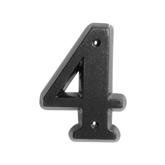 chiffre zamak noir 4 - NOVAP