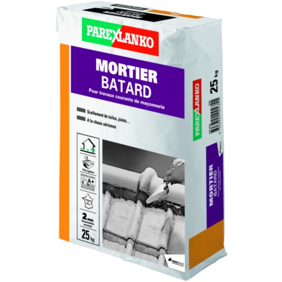 Mortier bâtard 25kg - PAREXLANKO