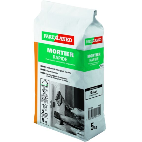 Mortier rapide 5 kg - PAREXLANKO
