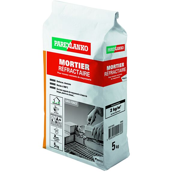 Mortier réfractaire 5kg - PAREXLANKO