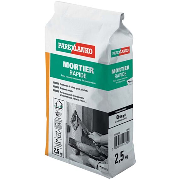 Mortier rapide 2,5kg - PAREXLANKO