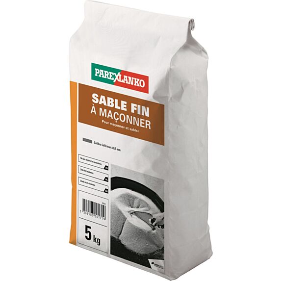 Sable fin à maçonner 5kg - PAREXLANKO