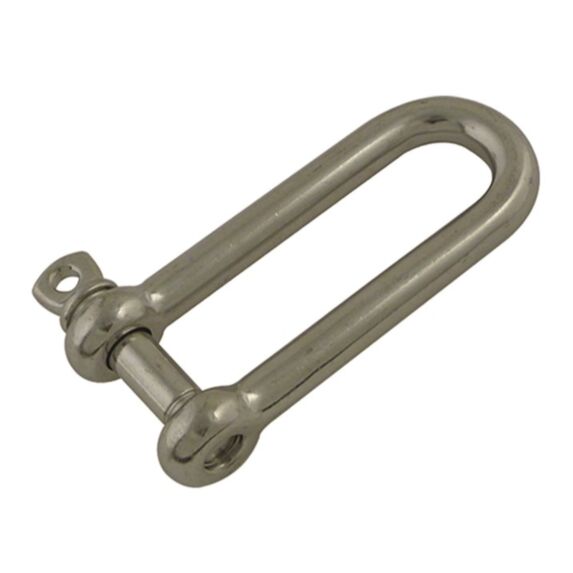 1 manille longue acier inoxydable AISI 316 ø8mm