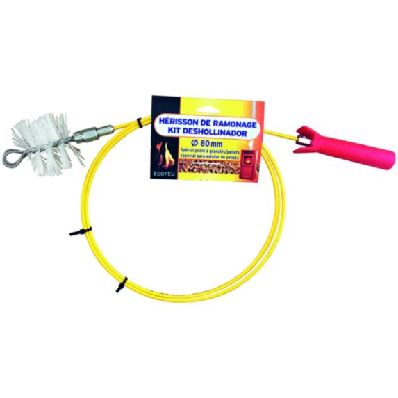 Canne de ramonage spéciale poêle à pellets - PYROFEU